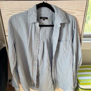 Quince light blue gauze shirt, XS, excellent condition